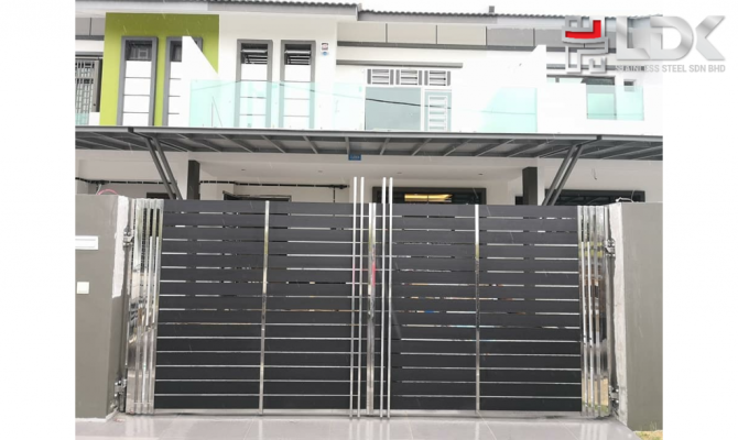 Stainless Steel Mix Gate Design 