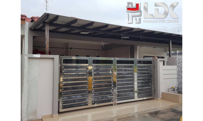 Stainless Steel Mix Gate Design 