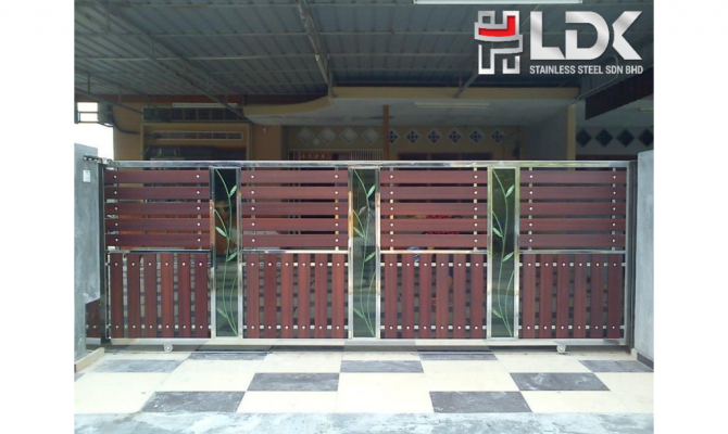 Stainless Steel Mix Gate Design 