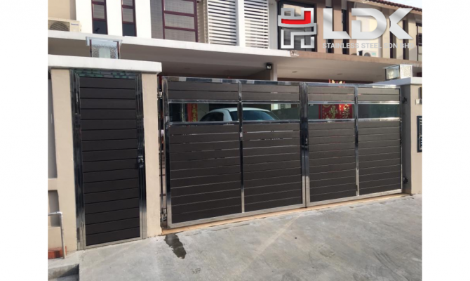 Stainless Steel Mix Gate Design 