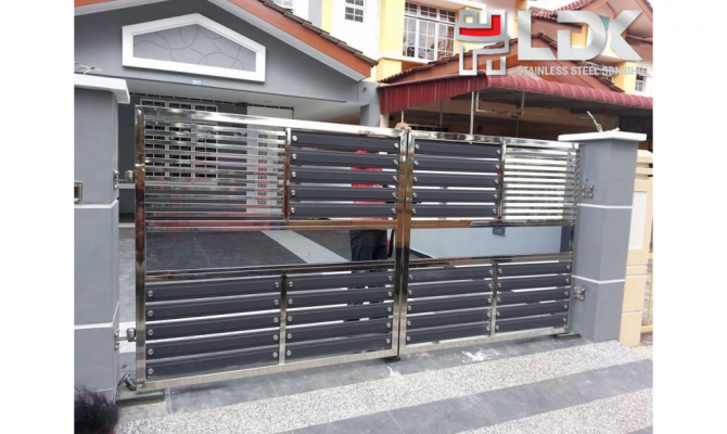 Stainless Steel Mix Gate Design 