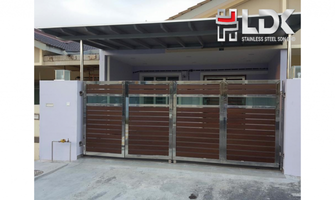Stainless Steel Mix Gate Design 