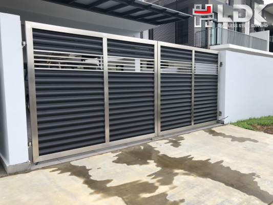 Stainless Steel Mix Gate Design 