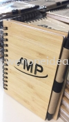 Bamboo Note Pad with Eco Pen Stationery Corporate Gift