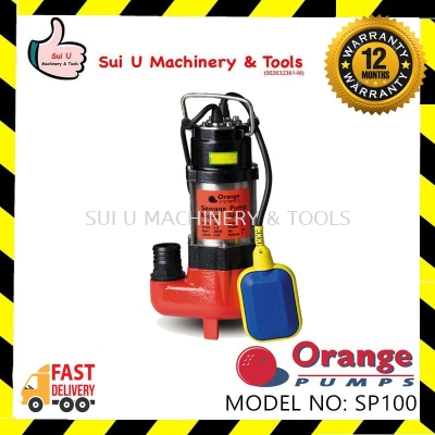 ORANGE PUMP SP100 0.25HP Submersible Pump 180W