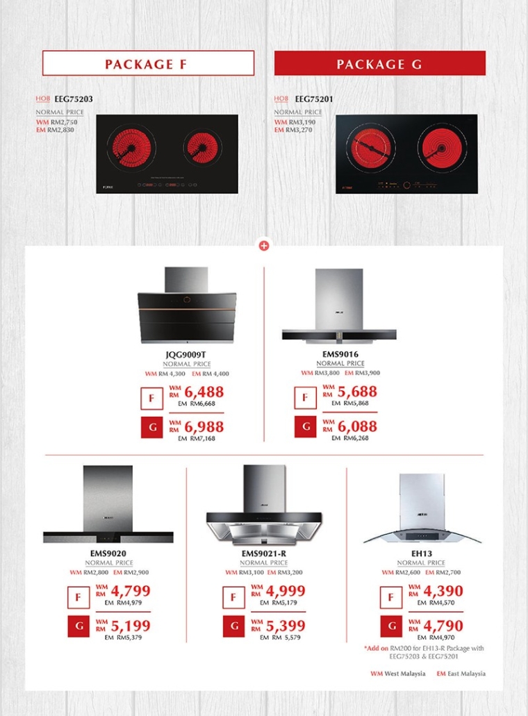 Package F/Package G Package Fotile Electrical Appliances