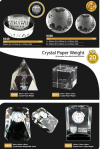 9349 Crystal Plaques & Trophy Trophy