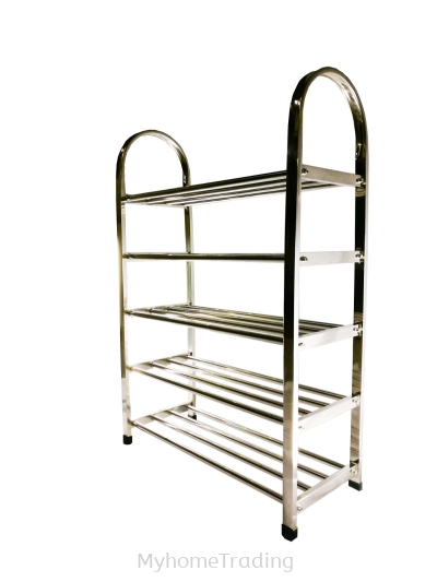 5 Level Stainless Steel Shoe Rack