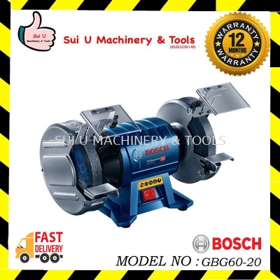 BOSCH GBG60-20 / GBG 60-20 Professional 8'' Bench Grinder Heavy Duty 600w