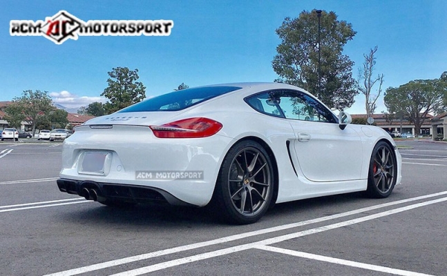 Porsche boxster 981 GT4 Style Rear Diffuser