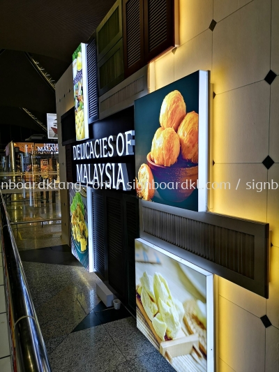 Acrylics 3D Box up LED signage at KLIA sepang Kuala Lumpur