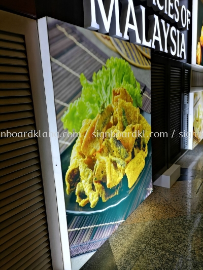 Acrylics 3D Box up LED signage at KLIA sepang Kuala Lumpur