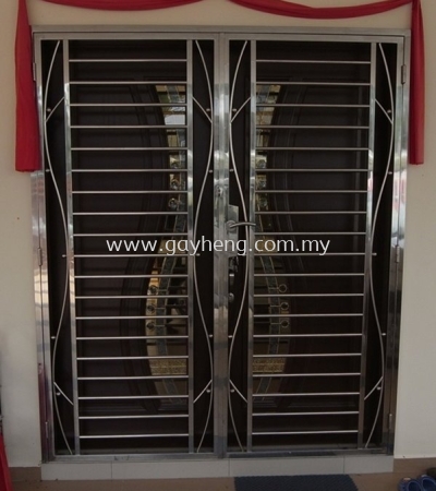 Stainless Steel 2 swing Door Grille 2Ҷ׸