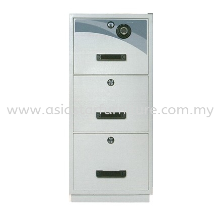 FIRE RESISTANT CABINET SAFETY BOX 3 DRAWER-safety box taman oug | safety box cheras | safety box ampang