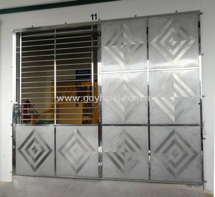 Stainless Steel 2 swing Door Grille 2Ҷ׸