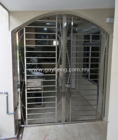 Stainless Steel 2 swing Door Grille 2Ҷ׸