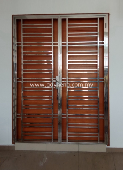 Stainless Steel 2 swing Door Grille 2Ҷ׸