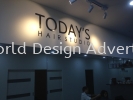 Today's Hari Salon 3d Acrylic box up at bukit tinggi klang 3D BOX UP LETTERING SIGNAGE