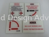 Acrylic small plate ACRYLIC DISPLAY SYSTEM