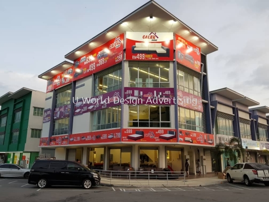 Tarpaulin billboard signage at bayu tinggi taipan 