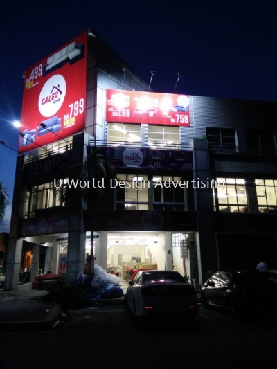 Tarpaulin billboard signage at bayu tinggi taipan 