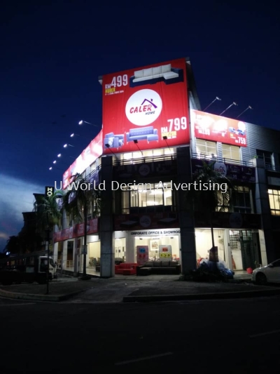 Tarpaulin billboard signage at bayu tinggi taipan 