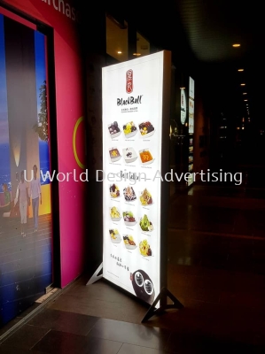 Double Sided LED Fabric Lightbox Malaysia | Restaurant Cafe Kopitiam Frameless Lightbox Illuminated Fabric Signs | Maker Supplier Installer | Near Me Klang Valley KL