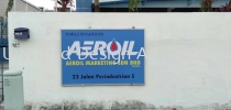 Aeroil Marketing Sdn Bhd G.I Metal signboard at Port Klang Selangor GI METAL SIGNBOARD