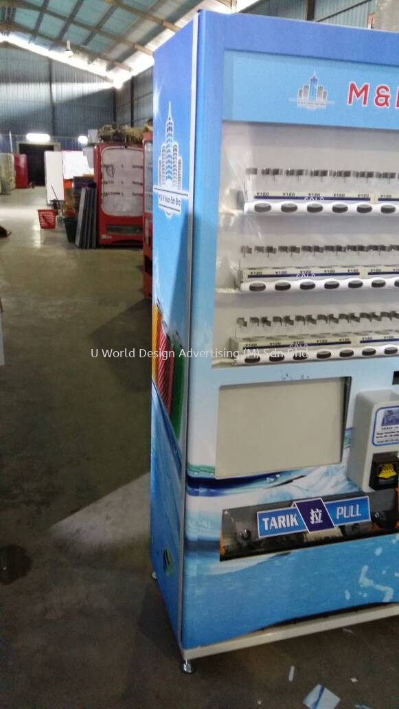 Machine Wrapping Sticker | Printing Design Install | Kiosk Vending ...