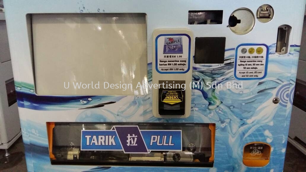 Machine Wrapping Sticker | Printing Design Install | Kiosk Vending ...