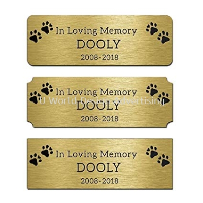 Laser Engraved Plate 