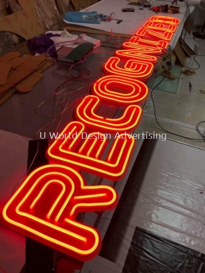 Led neon light bar lettering & logo design signage factory direct sales 