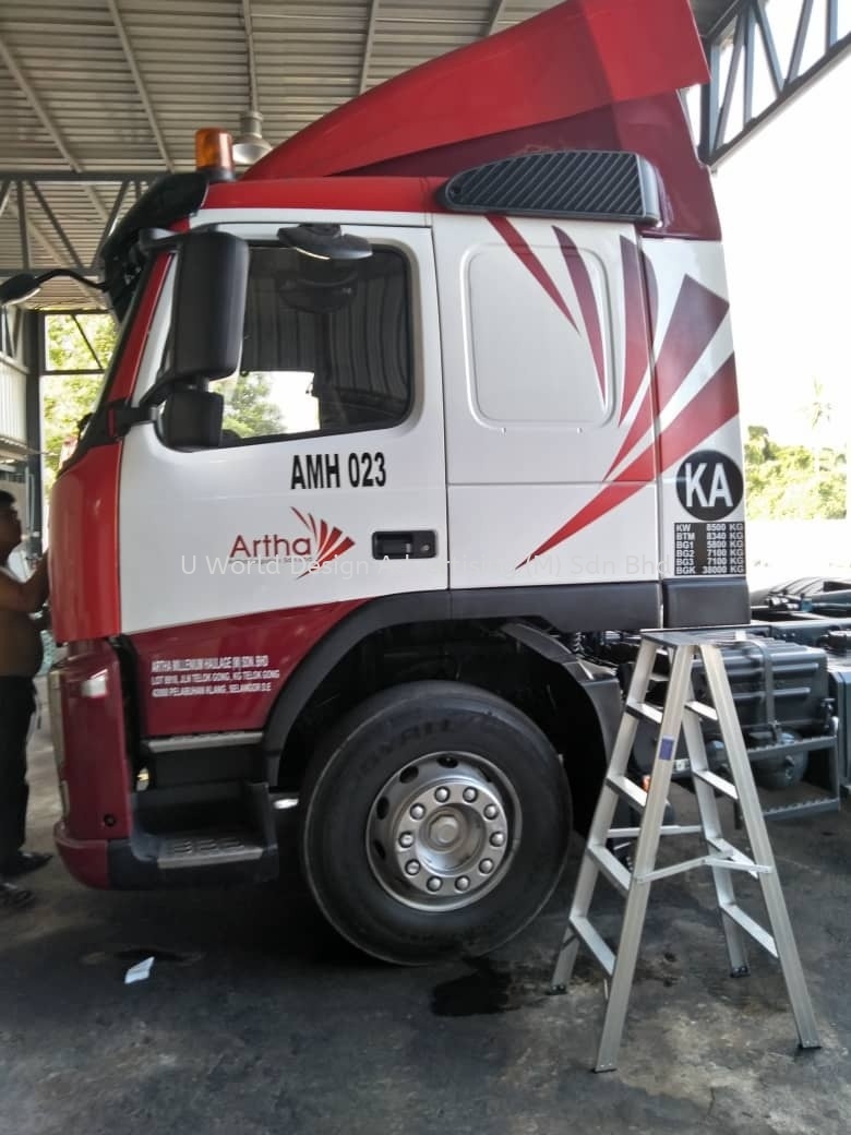 Artha Logistics Sdn Bhd Lorry Truck Cutting Sticker At Klang Selangor Lorry Haulage Sticker Manufacturer Supplier Supply Supplies U World Design Advertising