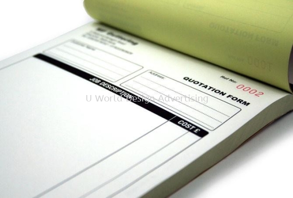 NCR invoice book