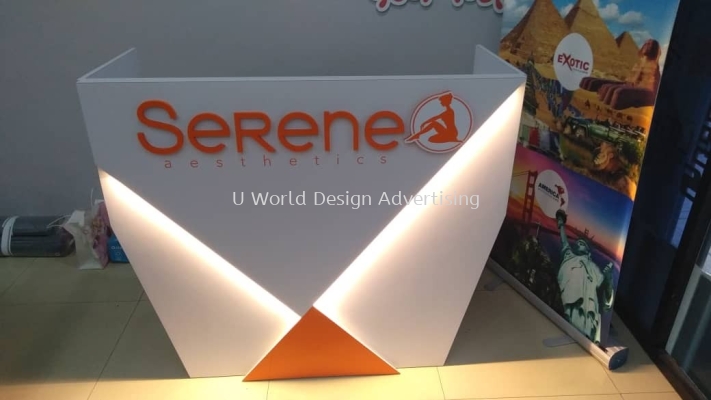 Serene table event booth 