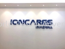 Ioncares pvc board cutting lettering signage at setia alam taipan 3D SIGNAGE PVC BOARD (INDOOR)