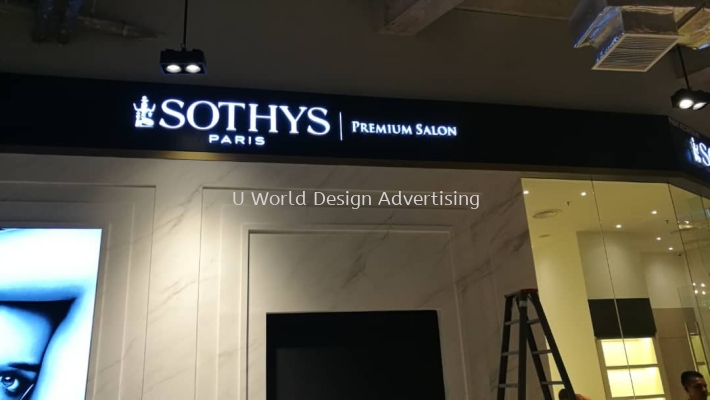 Sothys Premium Salon 3d box up led lettering at sri petaling