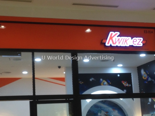 KWIK ONE SDN. BHD 3D box up led  signage at IOI mall puchong