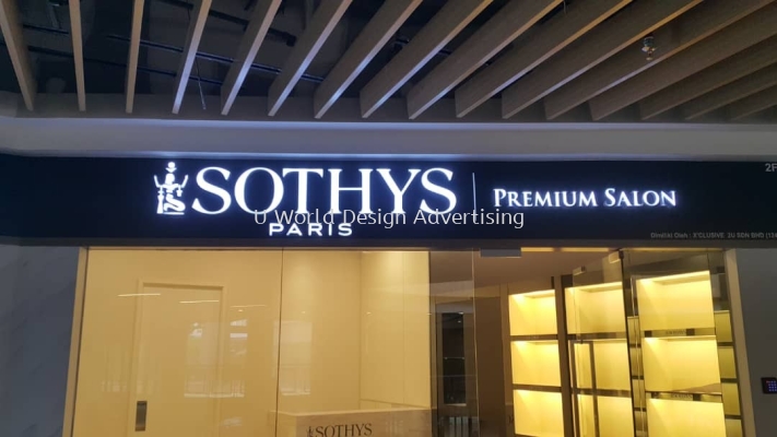 Sothys Premium Salon 3d box up led lettering at sri petaling 