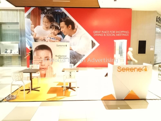 Serene event booth at klcc kuala lumpur 