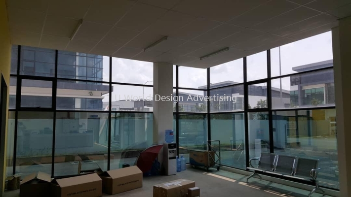 Factory Window UV Tinted Film Indoor View