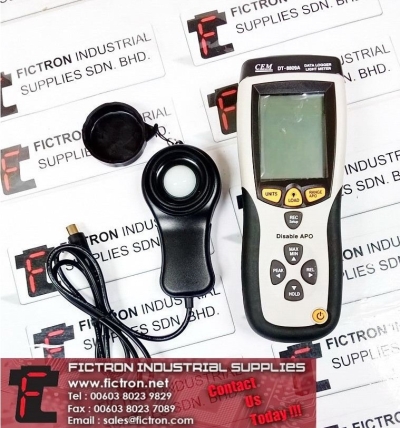 DT-8809A DT8809A CEM Digital Light Meter Data Logger Supply Malaysia Singapore Thailand Indonesia