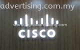 Cisco 3D LED Acrylic Box Up Lettering Signage at Kuala Lumpur LED ACRYLIC BOX UP LETTERING