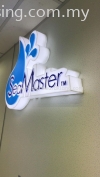 Sea Master 3D Acrylic LED Box Up Signage / Signboard Design LED ACRYLIC BOX UP LETTERING