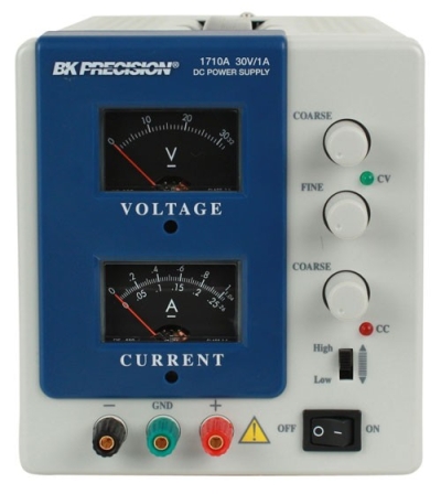 Analog DC Power Supply (0-30V, 0-1A) Model 1710A