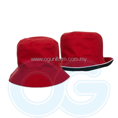 Reversible Fisherman Hat (FH01OS/81) (Red mix Black)