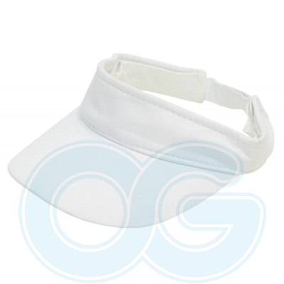 Cotton Sun Visor (CSV-R/70) (White)