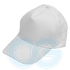 5 Panel Cotton Cap (5P-R/61) (White) 100% Cotton Cap