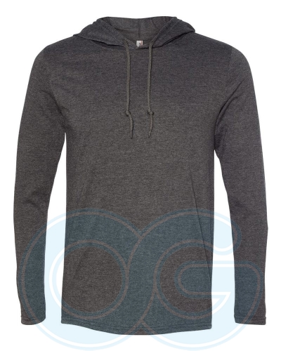 Unisex Long Sleeve Hooded Tee (A987M/343)