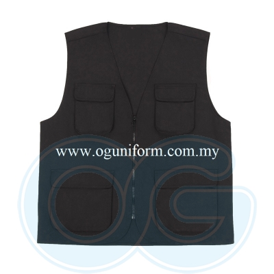 Safety Vest (VT03OS/291) Black (02)
